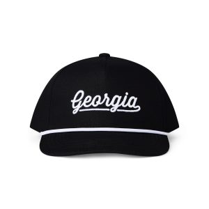 Cap - Georgia Script - Black