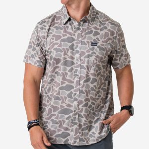 Performance Button Up - Classic Deer Camo