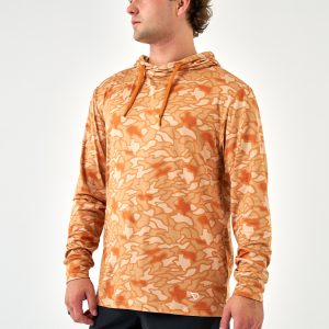Performance Hoodie - Orange Texas Camo