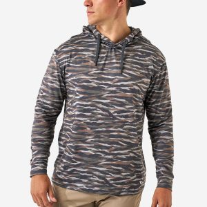 Performance Hoodie - Tiger Stripe Camo - Wetland