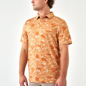 Performance Polo - Orange Texas Camo