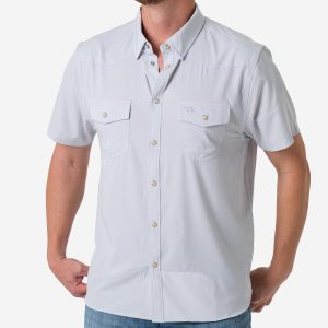 Performance Western Shirt - Light Grey