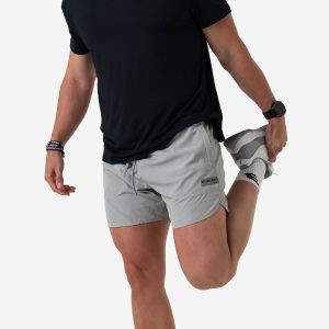 Training Short - Heather Light Grey