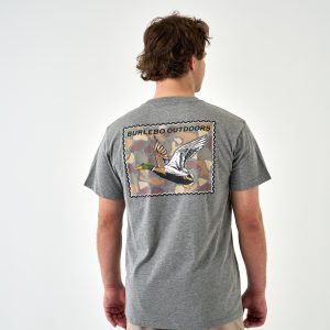 Short Sleeve Tee - Mallard Duck Stamp - Dark Heather Grey