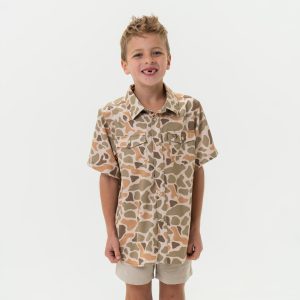 Youth Performance Western Shirt - Venado Camo