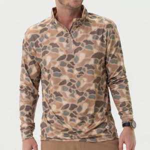 Performance Quarter Zip - Pintail Camo
