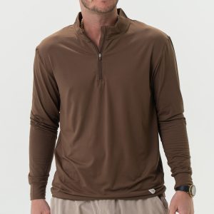 Performance Quarter Zip - Heather Brown
