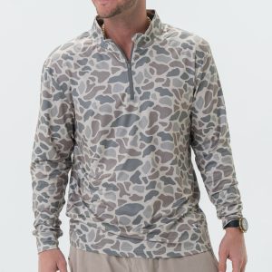 Performance Quarter Zip - Classic Deer Camo