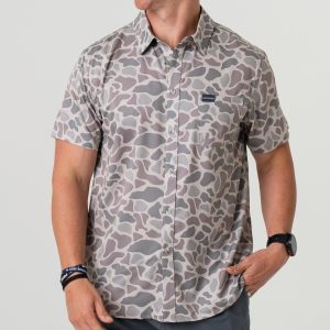 Performance Button Up - Classic Deer Camo