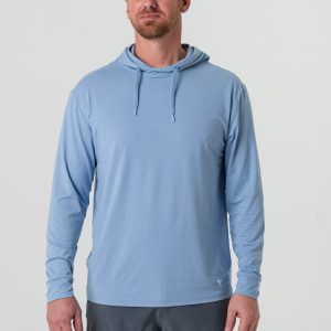 Performance Hoodie - Heather Sky Blue