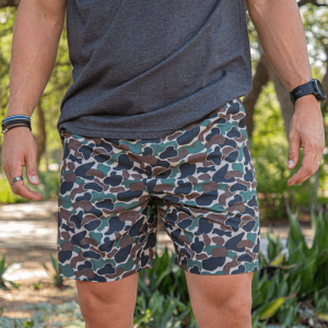 Everyday Short - Throwback Camo - Olive Pocket