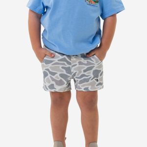 Youth Athletic Short - White Camo