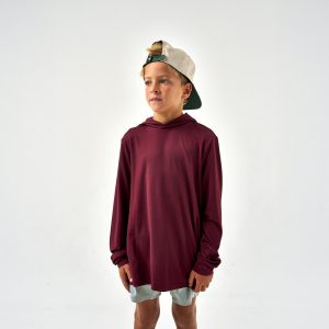 Youth Performance Hoodie - Maroon